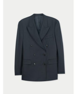 Women's Double-Breasted Cashmere Suit Blazer
