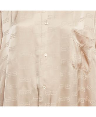 Women's Logo Jacquard Satin Shirt