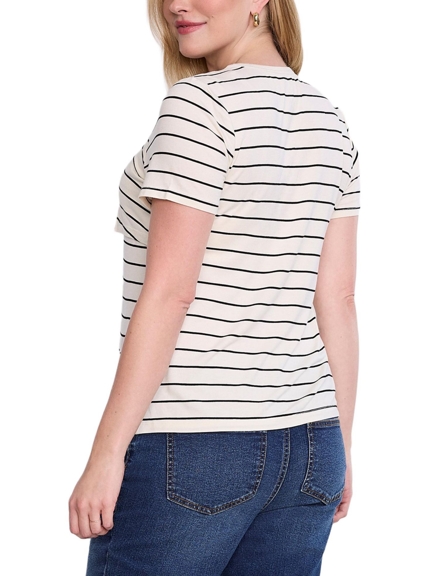 Women's Crewneck Short Sleeve Nursing Tee - Motherhood