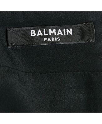 Women's Black Patterned Velvet Crop Top