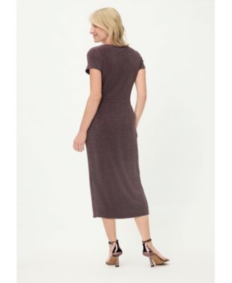 Women's Sparkle Faux Wrap Dress