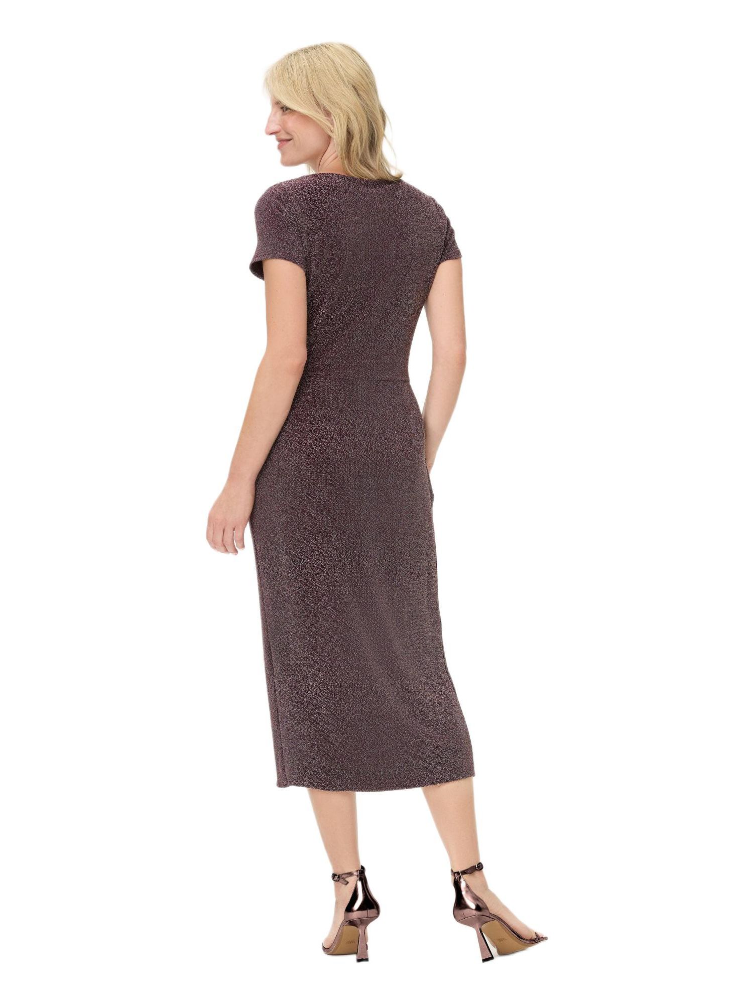 Women's Sparkle Faux Wrap Dress