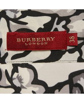 Women's Floral Print Satin Silk Tie-Up Neck Detail Blouse