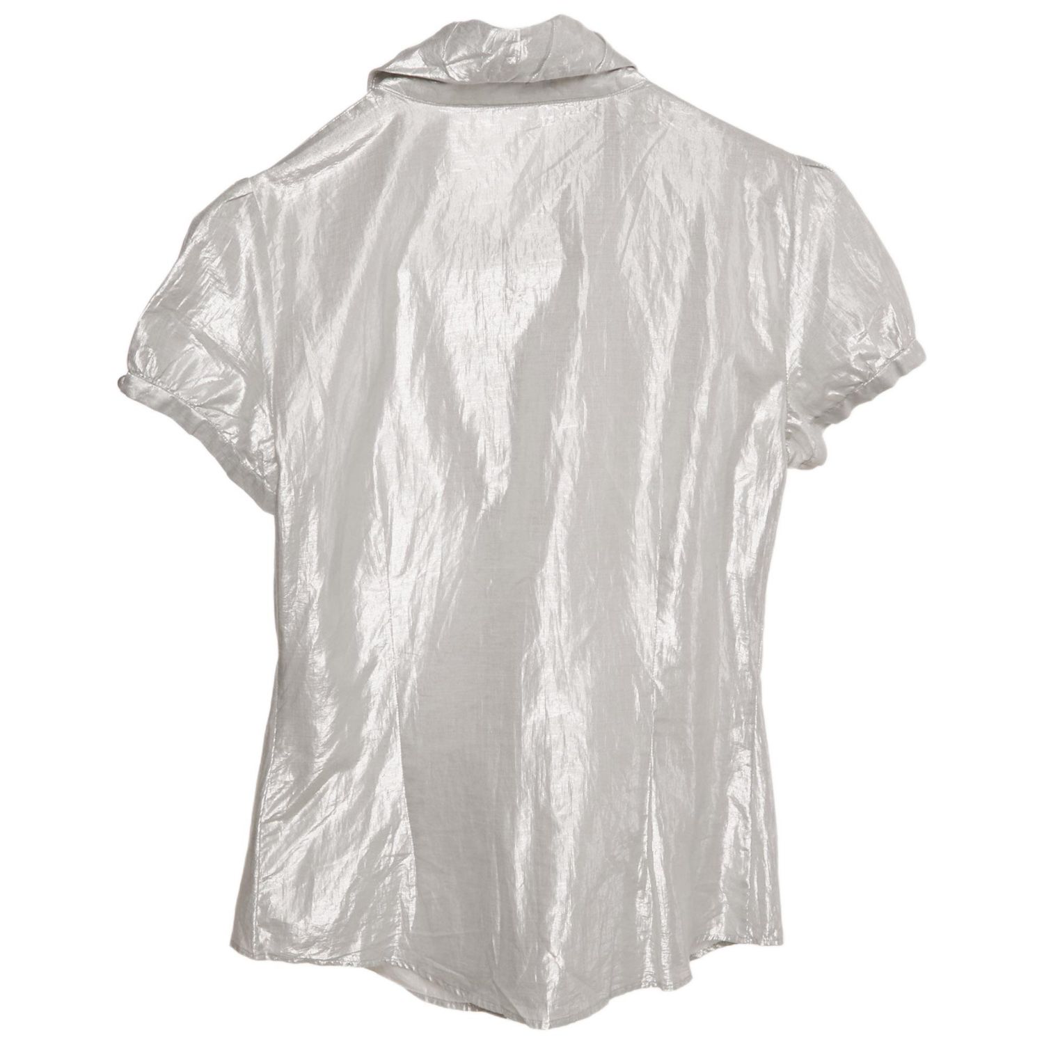 Women's London Lam&eacute Button Front Shirt