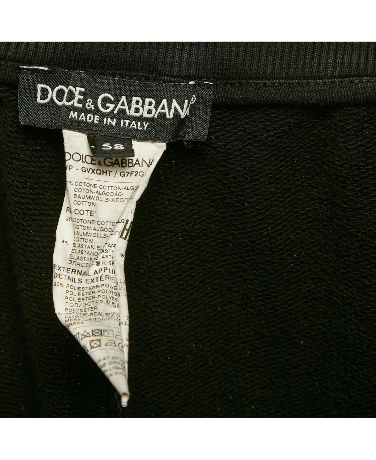 Men's Black Cotton Knit Jogger Pants
