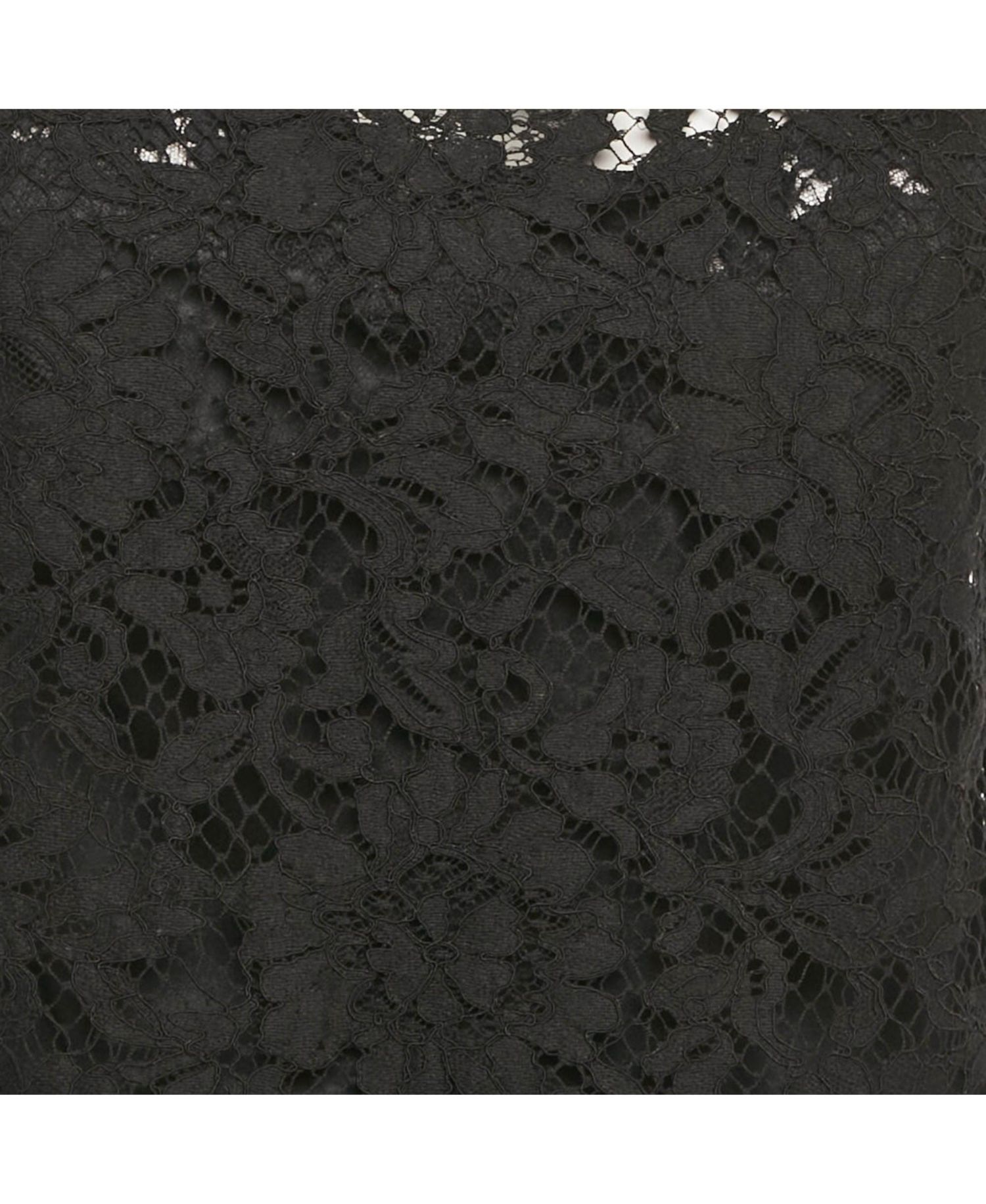 Women's Black Lace Sleeveless Top