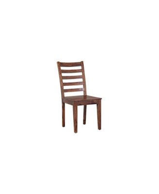 Sonora Solid Sheesham Wood Dining Chair, Brown
