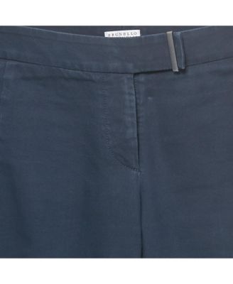 Women's Cotton Slim Fit Trousers