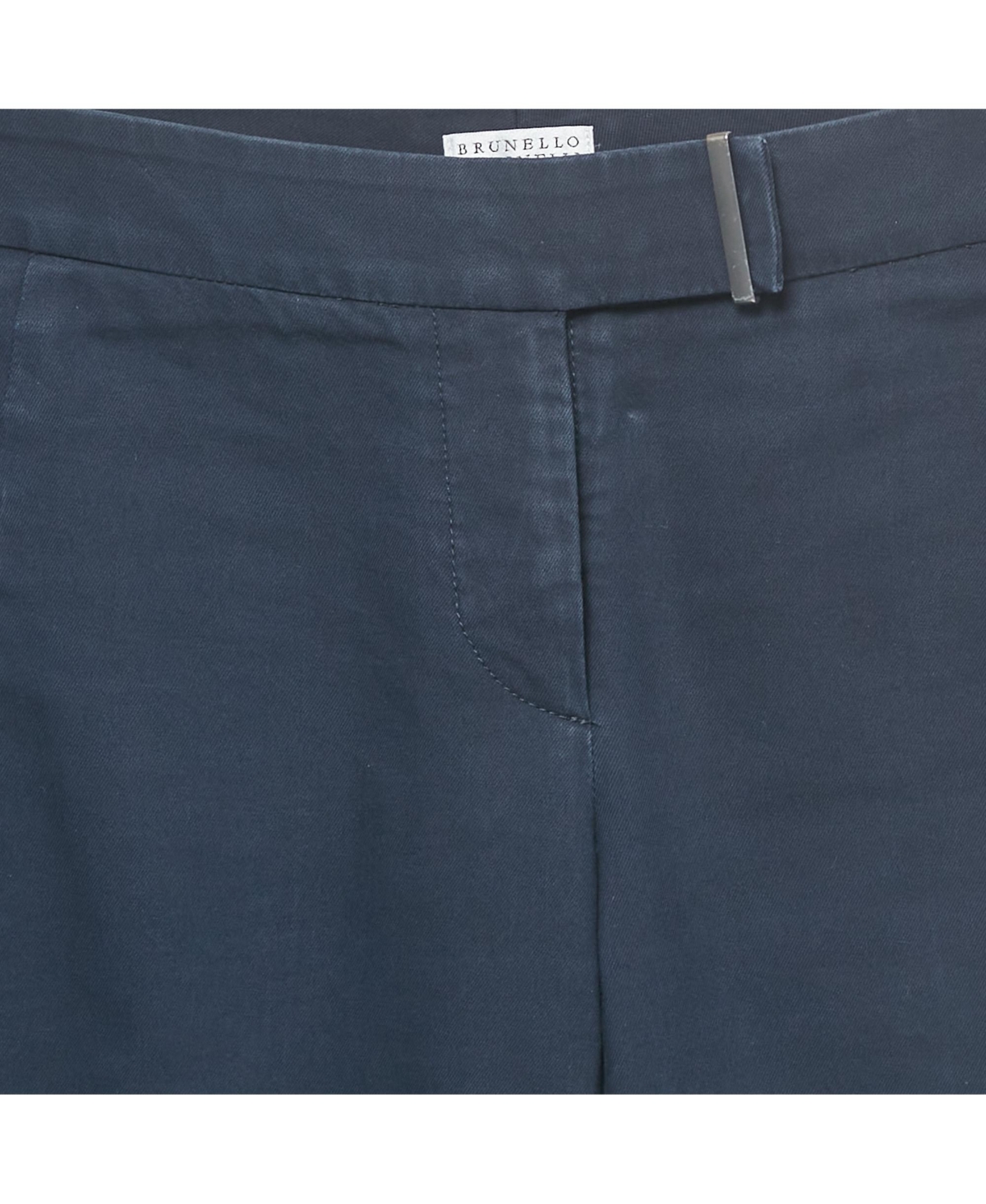 Pre-Owned Brunello Cucinelli Women's Cotton Slim Fit Trousers