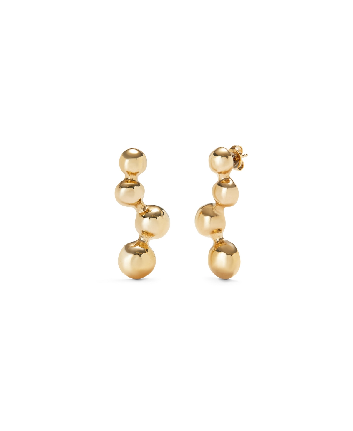 Unode50 High-shine 18 K Gold "bubble" Drop Earrings