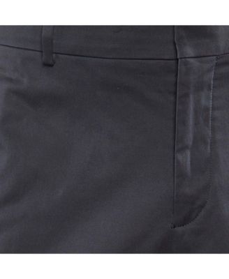 Men's Midnight Blue Cotton Regular Fit Pants