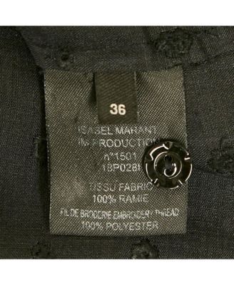 Women's Embroidered Ramie Blouse