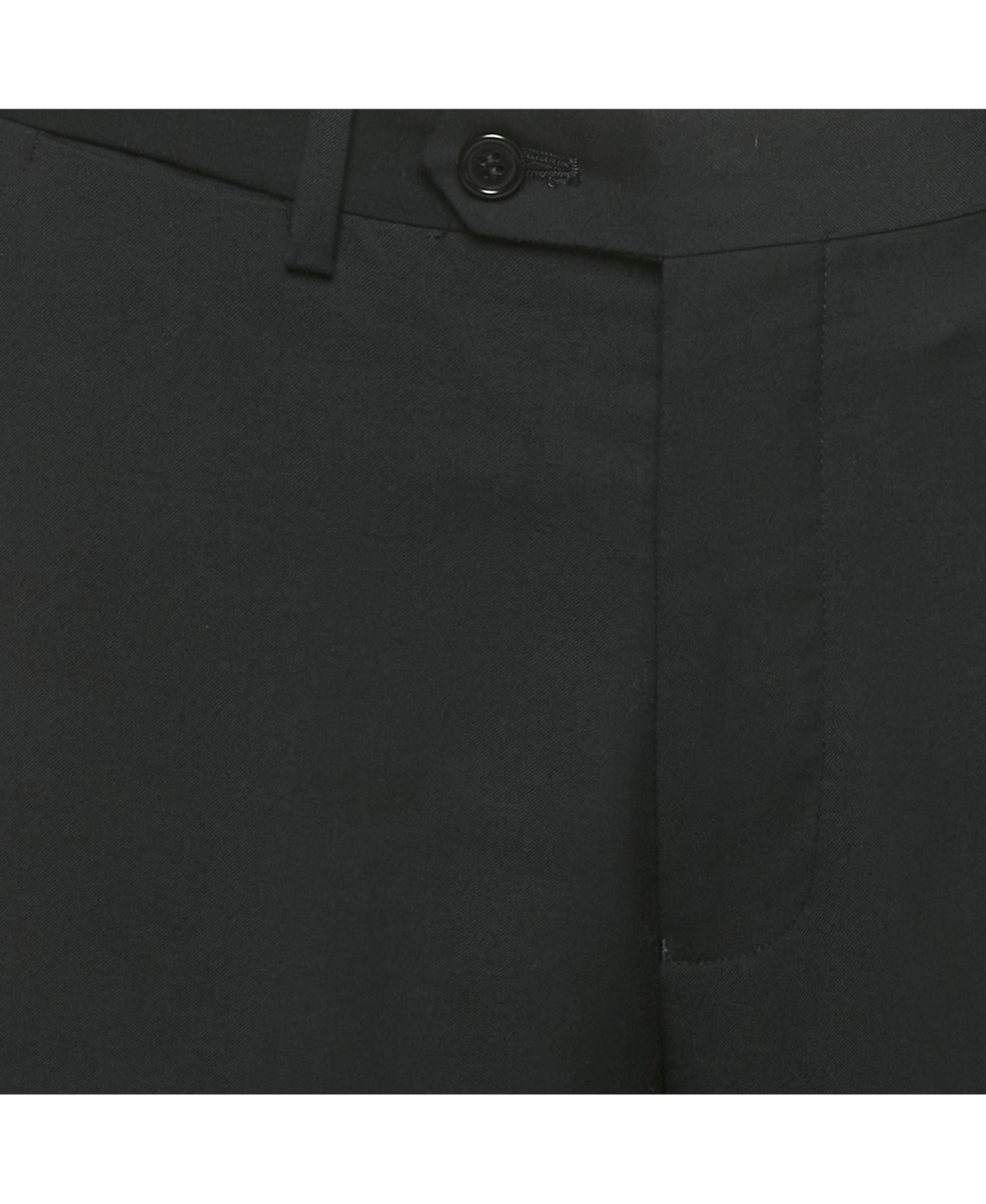 Pre-Owned Balmain Men's Black Cotton Formal Trousers