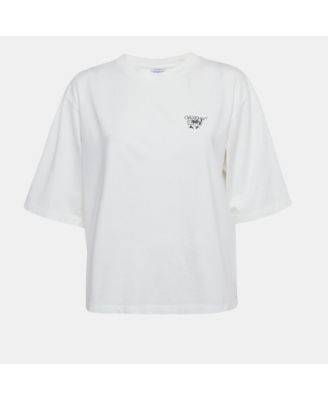 Women's Pre-Owned Bow Print Jersey Crewneck T-Shirt