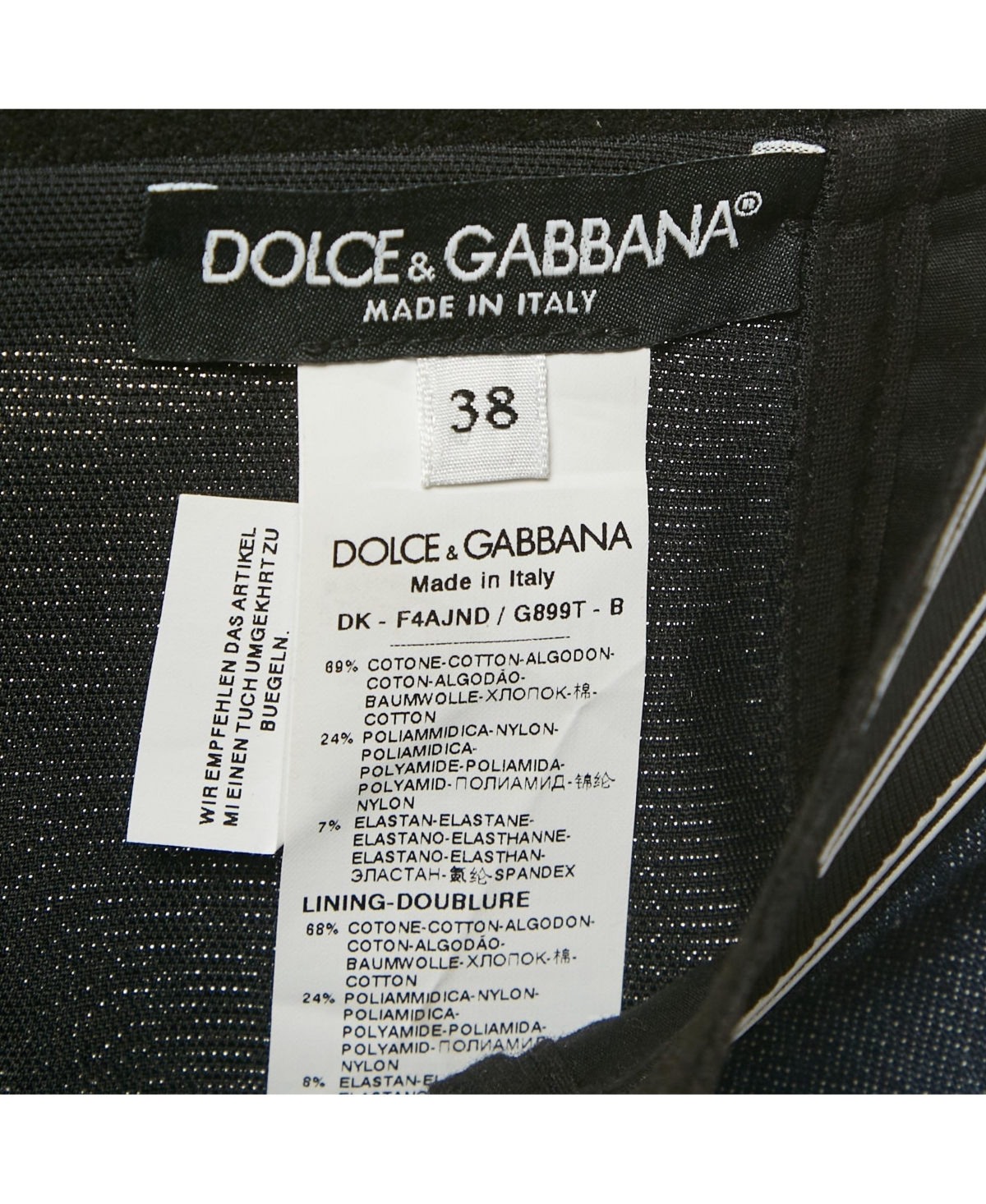 Pre-Owned Dolce & Gabbana Women's Blue Denim /mesh Pencil Skirt