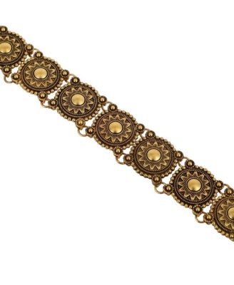 Women's The Tribal-Sol Choker Necklace - Antique Gold