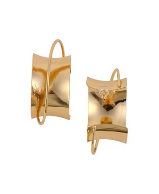 Women's The Chunky-Orbiter Half-Hoop Earrings - California Gold