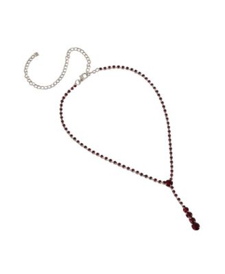 Women's The Dainty-Bling Jewellery Set - Ruby Pink