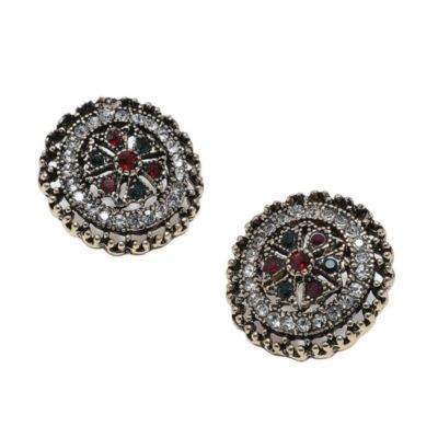 Women's Circular Stud Earrings