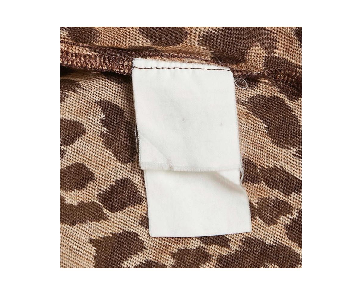 Pre-Owned Dolce & Gabbana Women's Leopard Print Cotton Shirt