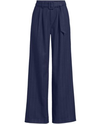 Women's Brushed Flannel Mid Rise Wide Leg Trousers