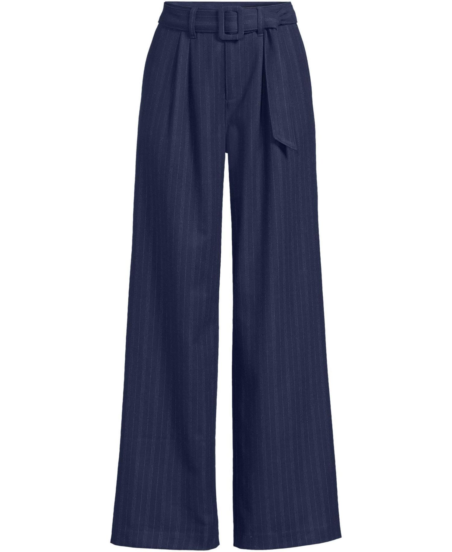 Women's Brushed Flannel Mid Rise Wide Leg Trousers