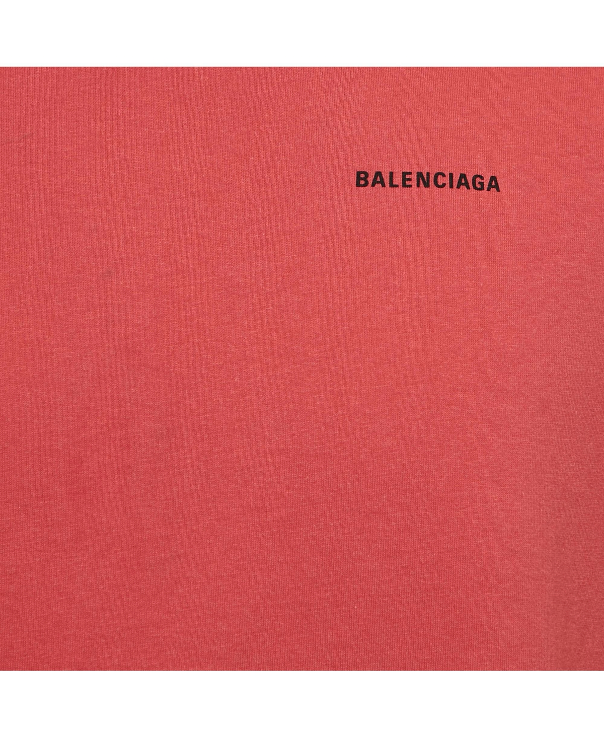 Pre-Owned Balenciaga Men's Logo Print Cotton Knit Crew Neck T-Shirt