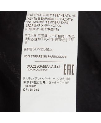 Men's Embroidered Cotton Knit Crew Neck T-Shirt