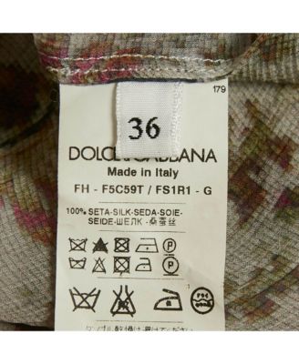 Women's Floral Print Silk Ruche Shirt