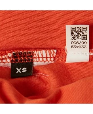 Women's Logo Printed Cotton Knit Crop Top