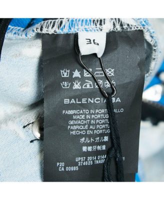 Women's Blue Printed Denim Skinny Jeans