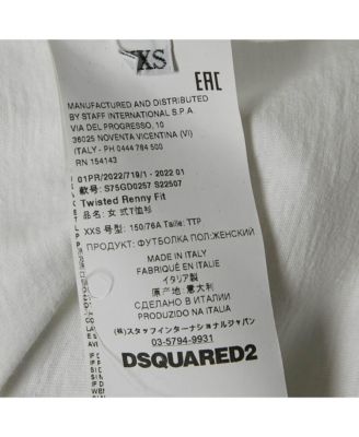 Women's Printed Cotton Twisted Renny Fit T-Shirt