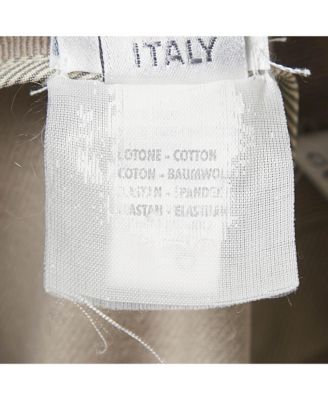 Women's Beige Stretch Gabardine Trousers