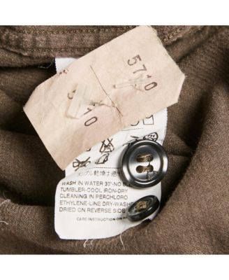 Men's Brown Corduroy Gold Shirt