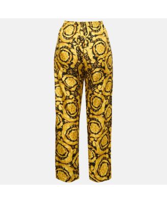 Women's Silk Greca Border Barocco Pyjama Pants