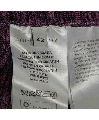 Women's Purple Patterned Cotton Knit Sweater