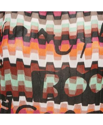 Women's Beige Striped Sequin Tank Top