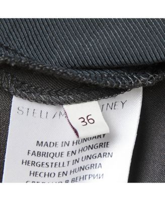 Women's Grey Crepe Tapered Leg Pants