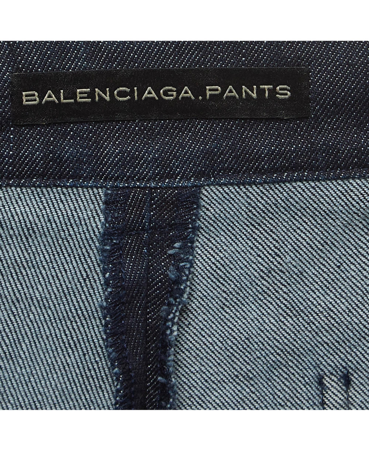 Pre-Owned Balenciaga Women's Navy Blue Denim Slim Fit Jeans