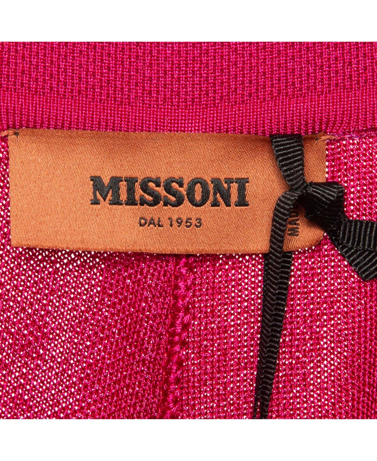 Women's Pink Lurex Knit Palazzo Pants