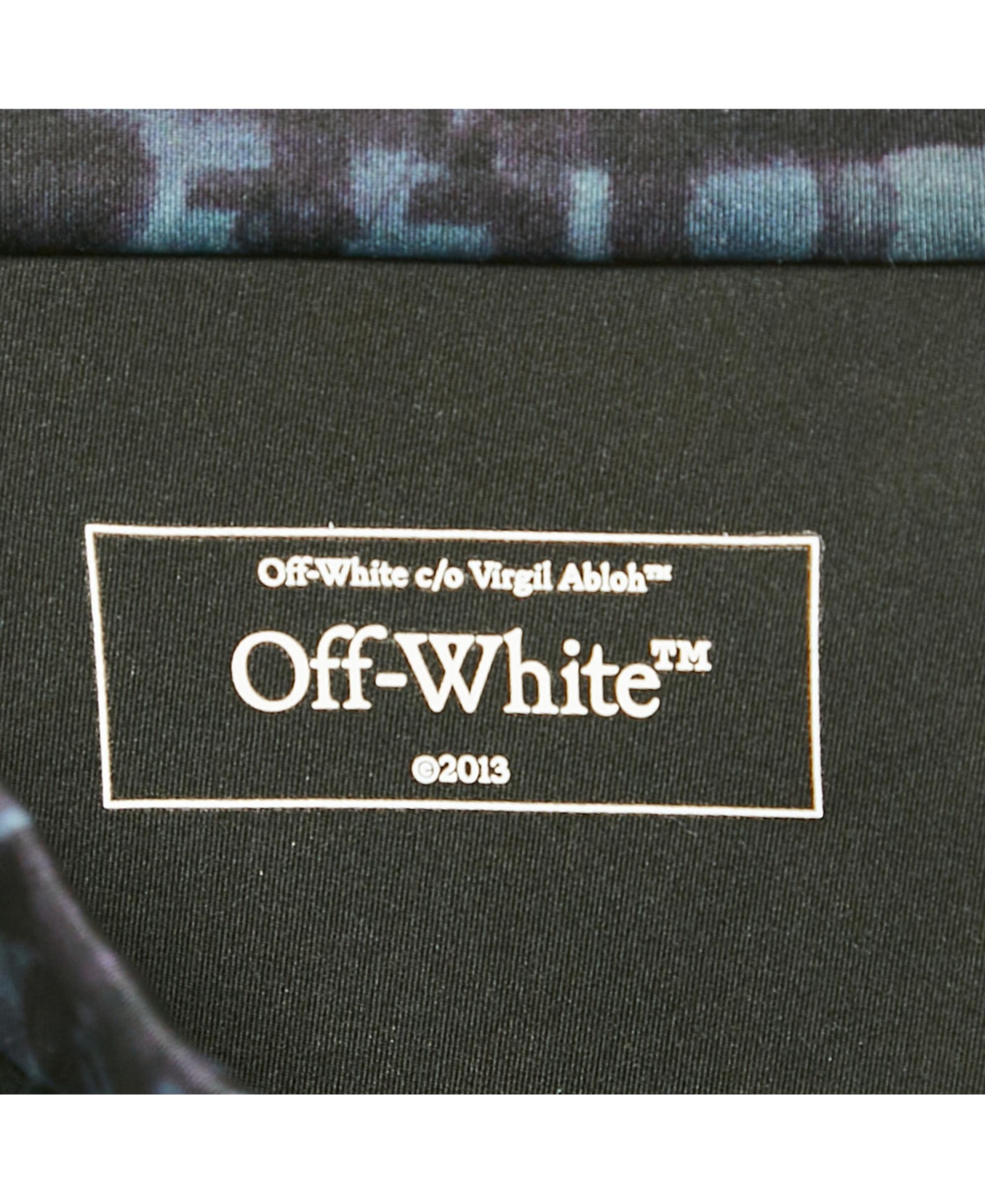 Pre-Owned Off-White Women's Black Abstract Print Jersey Flared Leggings