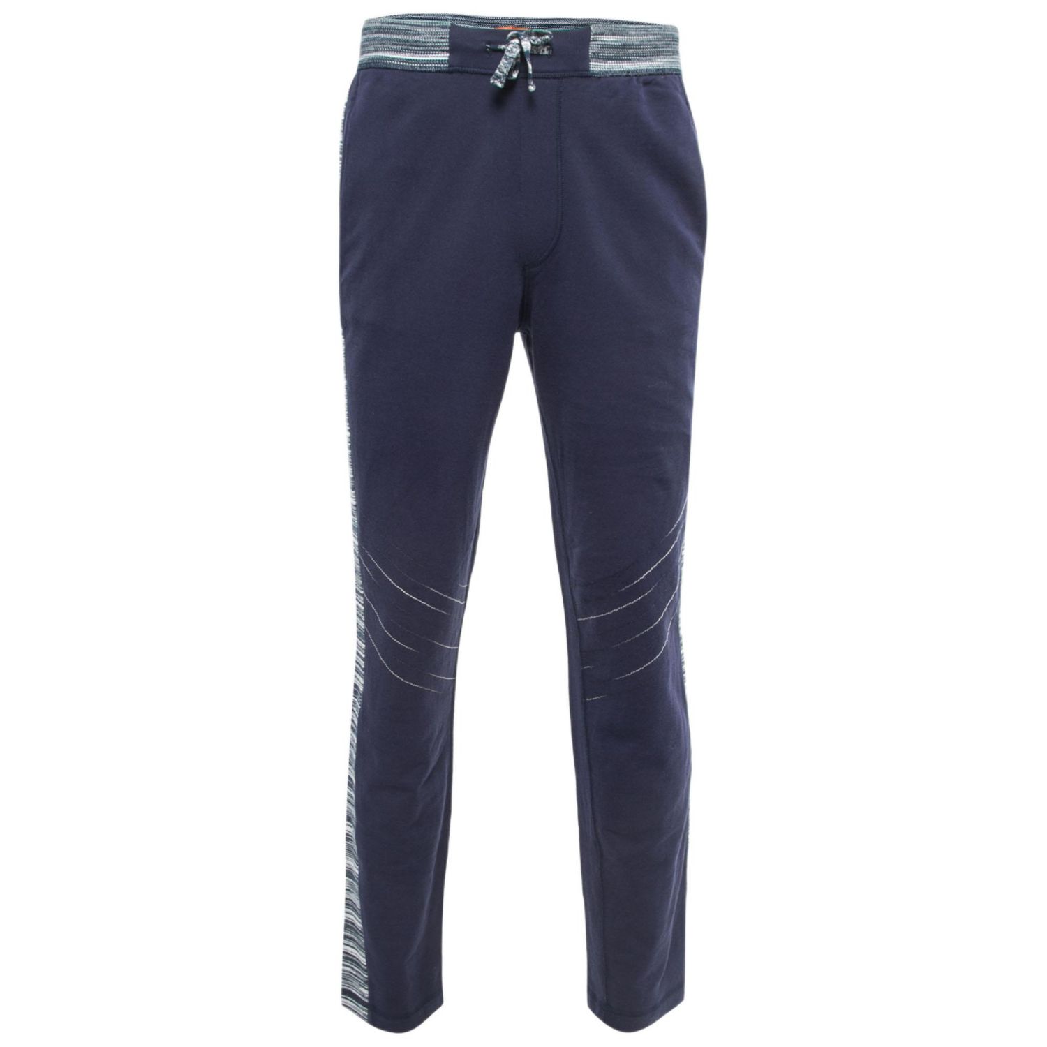 Women's Navy Blue Cotton Drawstring Lounge Pants