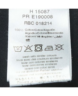 Women's Black Cracked Logo Print Cotton