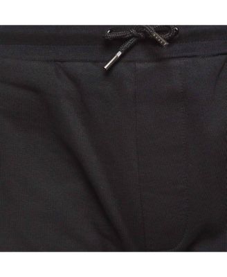 Women's Black Heavy Knit Zipper Detail Joggers