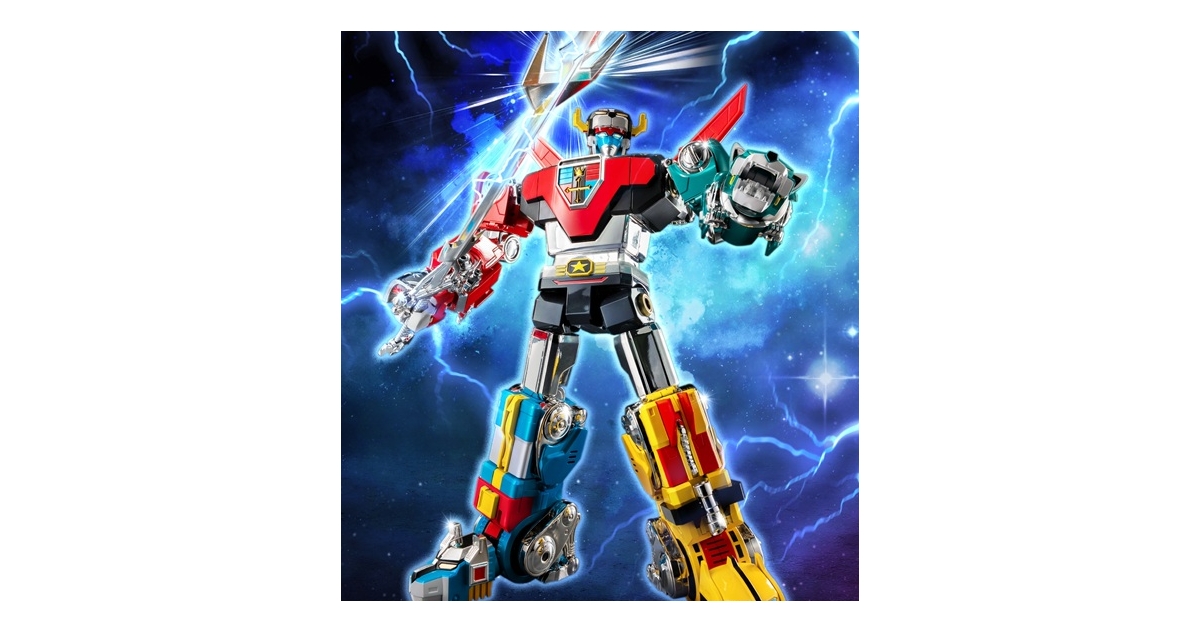 Voltron Retro Toy Edition Robo-dou Collectible Figure | Voltron: Defender Of The Universe | threezero