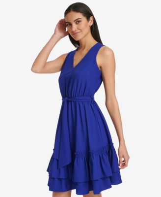 Women's V-Neck Short Dress