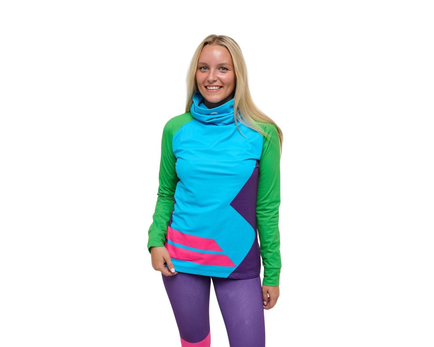 Women's High Neck Baselayer Top - Powder Hound