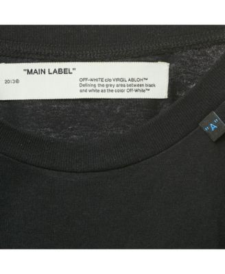 Men's Black Logo Print Cotton Crew Neck T-Shirt