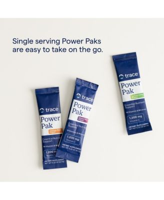 Power Pak - Daily Health Support Supplement with Vitamins & Minerals - Power Packet Aids Immune Health & Hydration - Mix Powder Supports Bodily Functions - Lemon Lime (30 Servings)