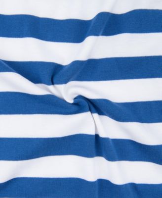 Kids Two Piece Cotton Striped Holiday Pajamas